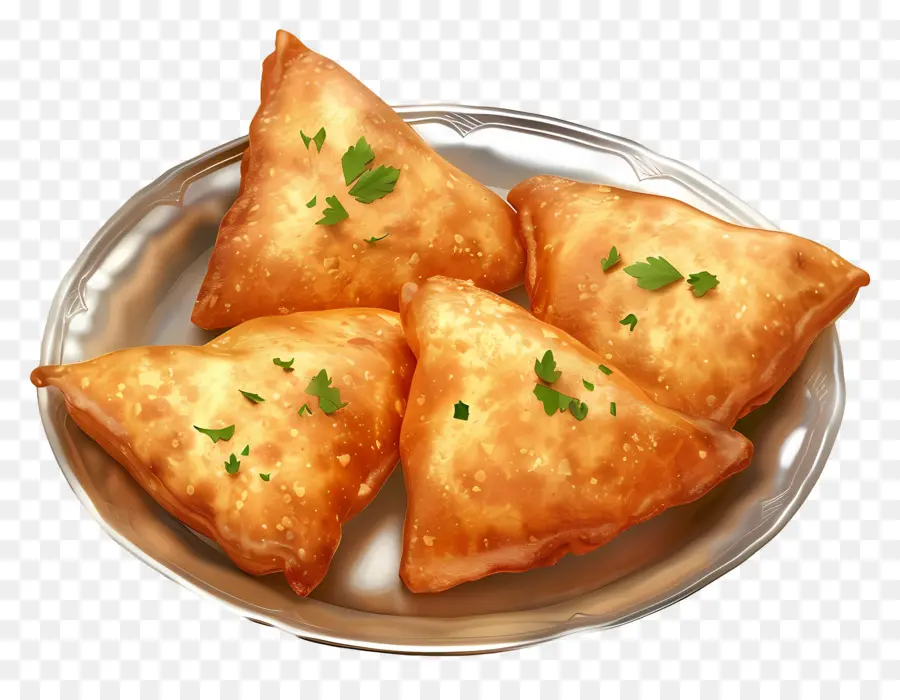 Roti Pakora，Samosa PNG