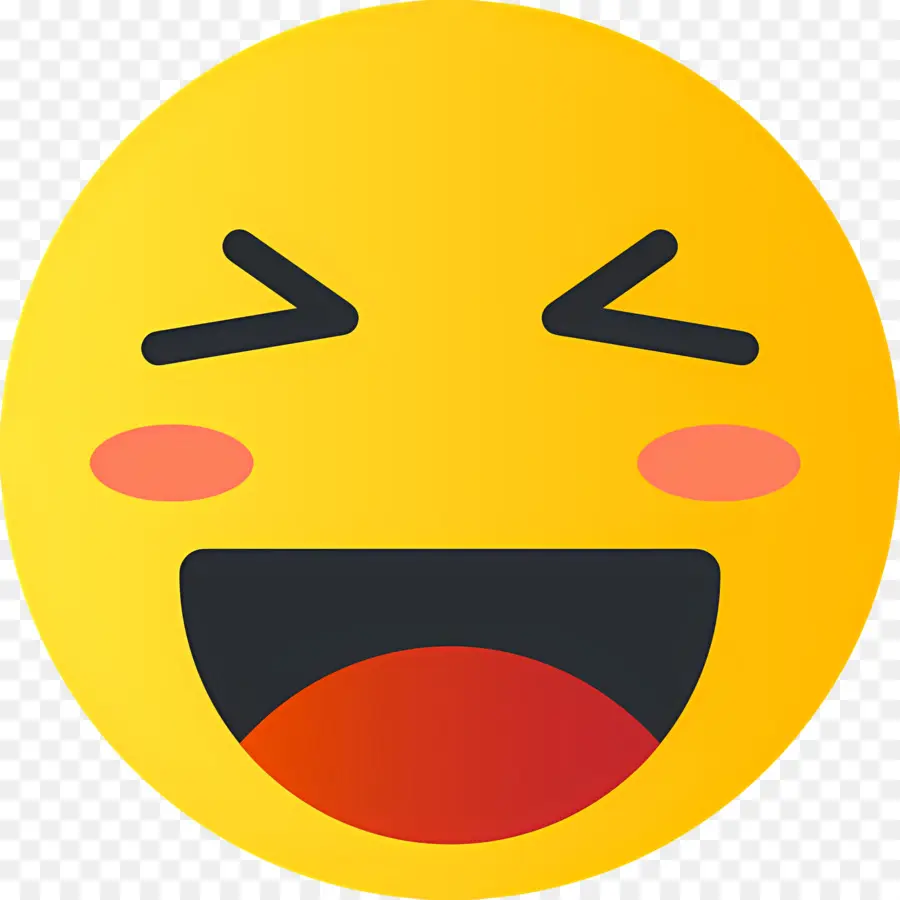 Emoji Tertawa，Wajah Tertawa PNG