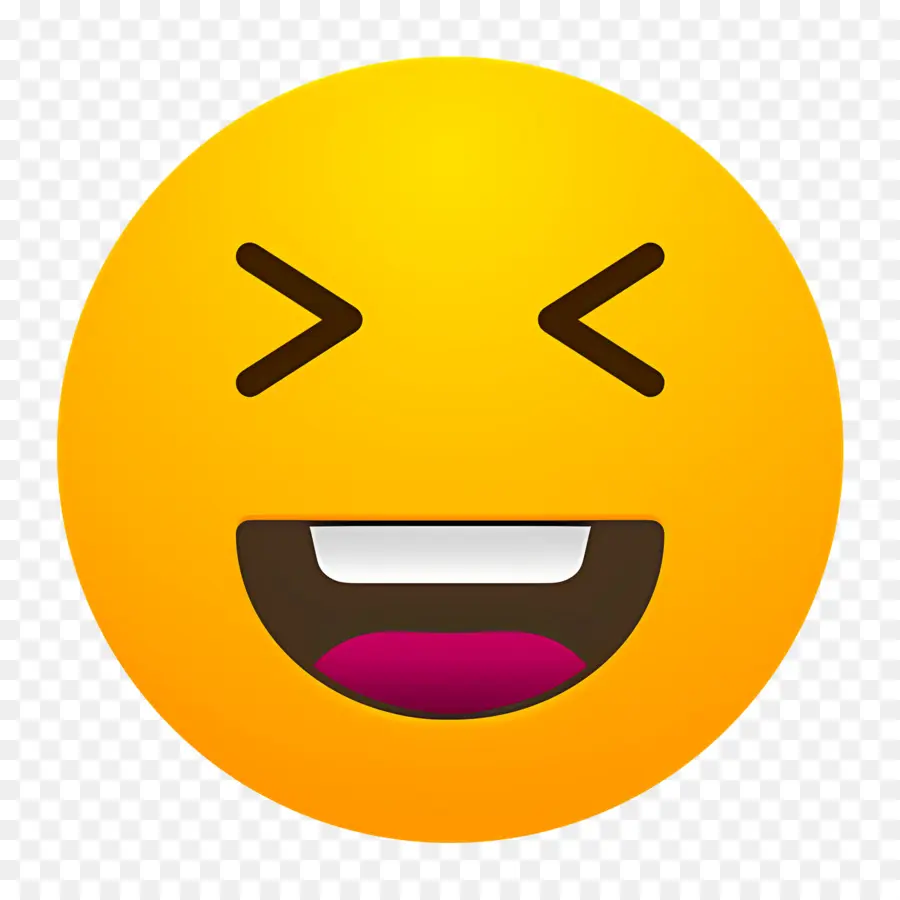 Emoji Tertawa，Senang PNG