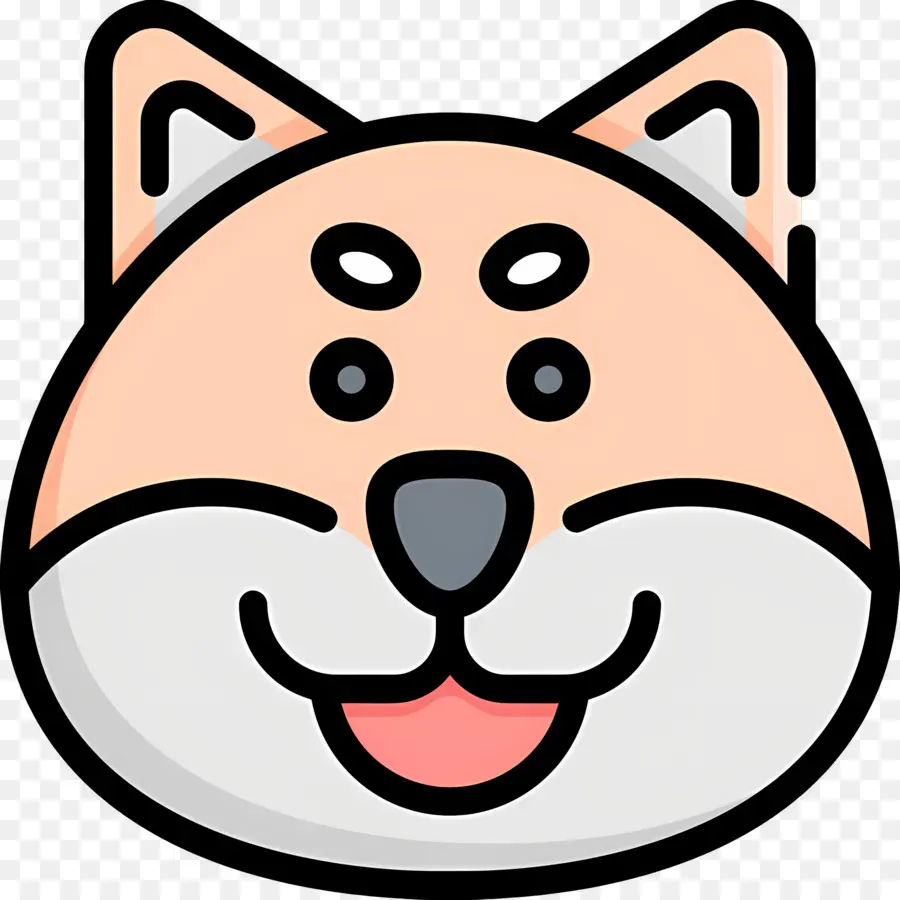 Emoji Anjing，Shiba Inu PNG