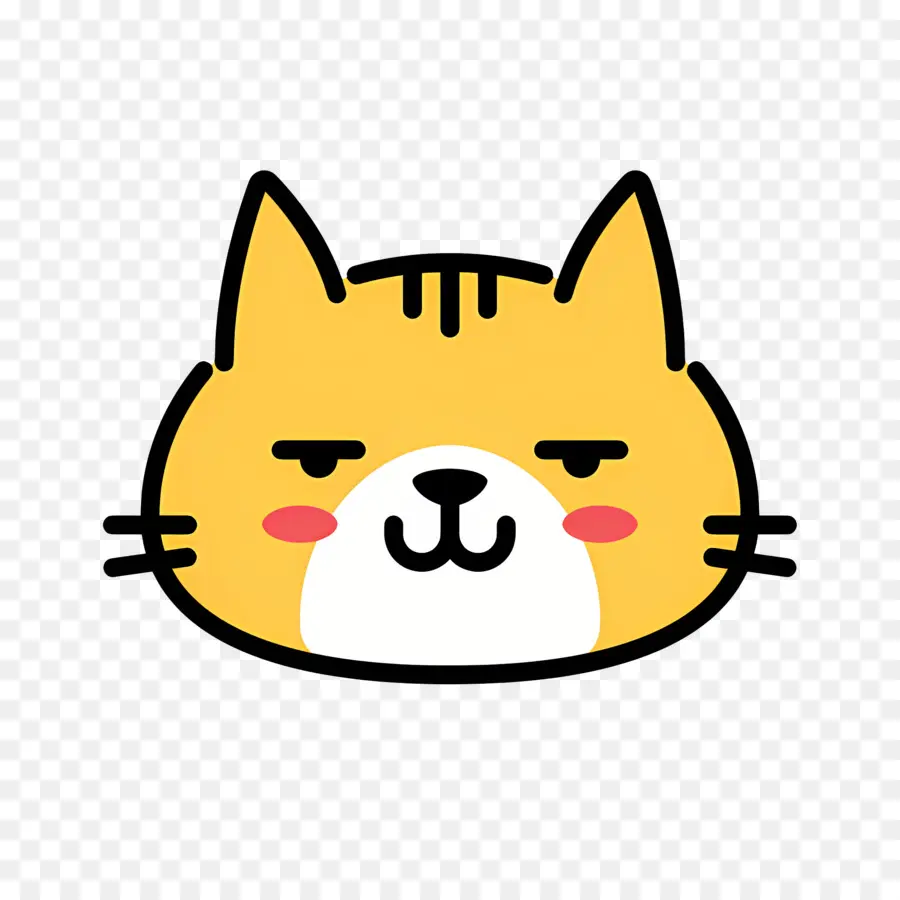 Emoji Kucing，Mencium Kucing PNG