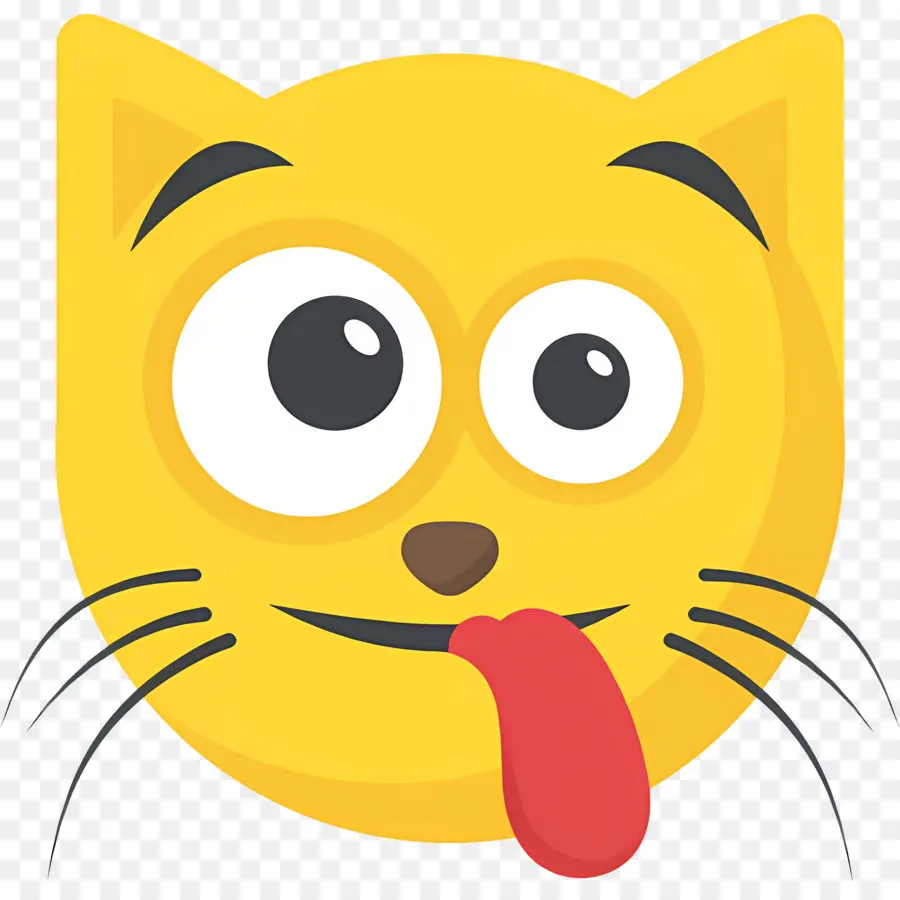 Emoji Kucing，Wajah Kucing PNG