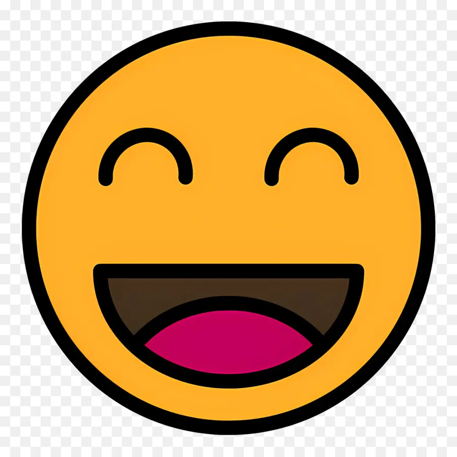 Emoji Tertawa，Senang PNG