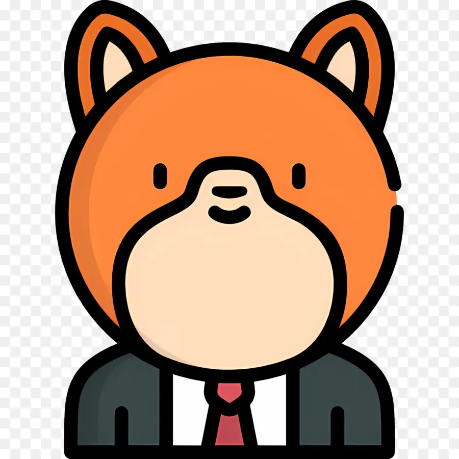 Emoji Anjing，Rubah Berjas PNG