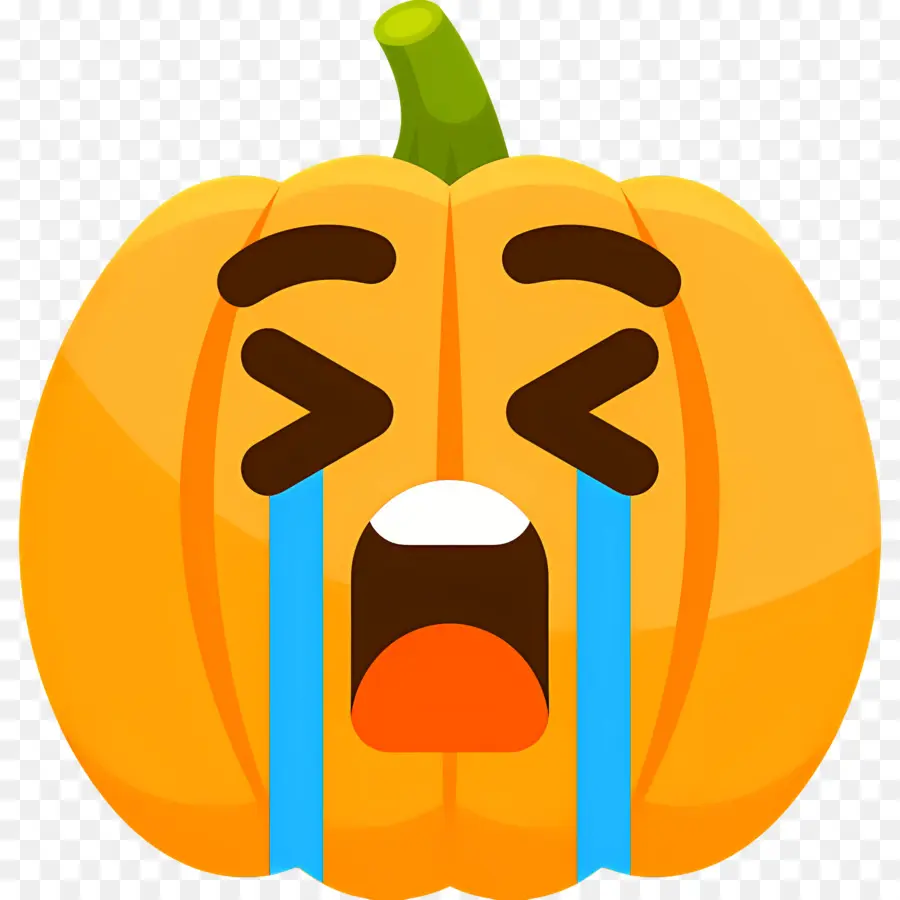 Emoji Menangis，Labu Menangis PNG