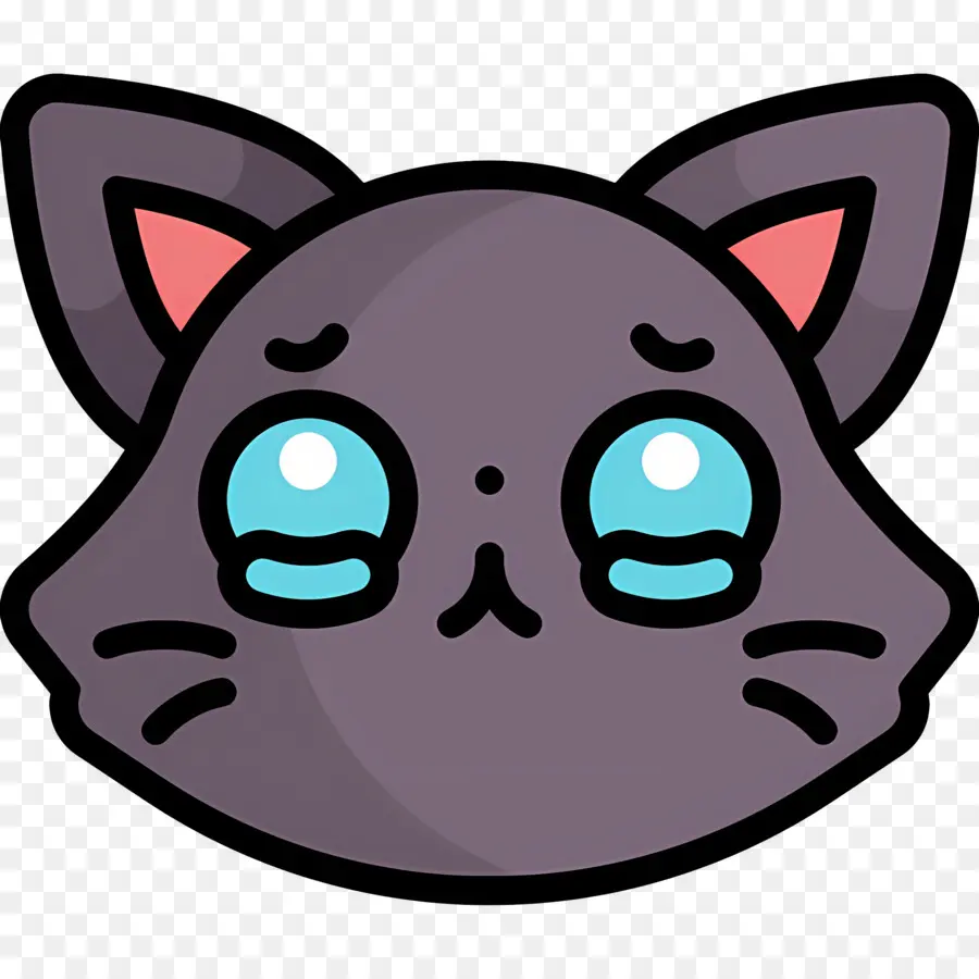 Emoji Kucing，Kucing Berkacamata PNG