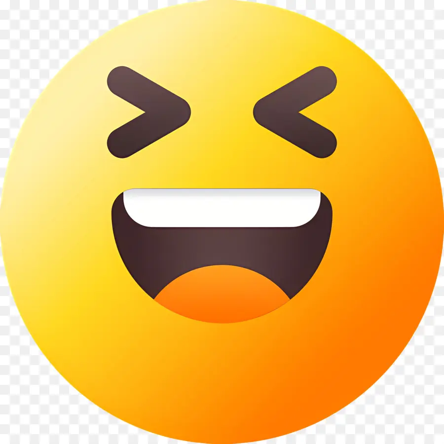 Emoji Tertawa，Senang PNG