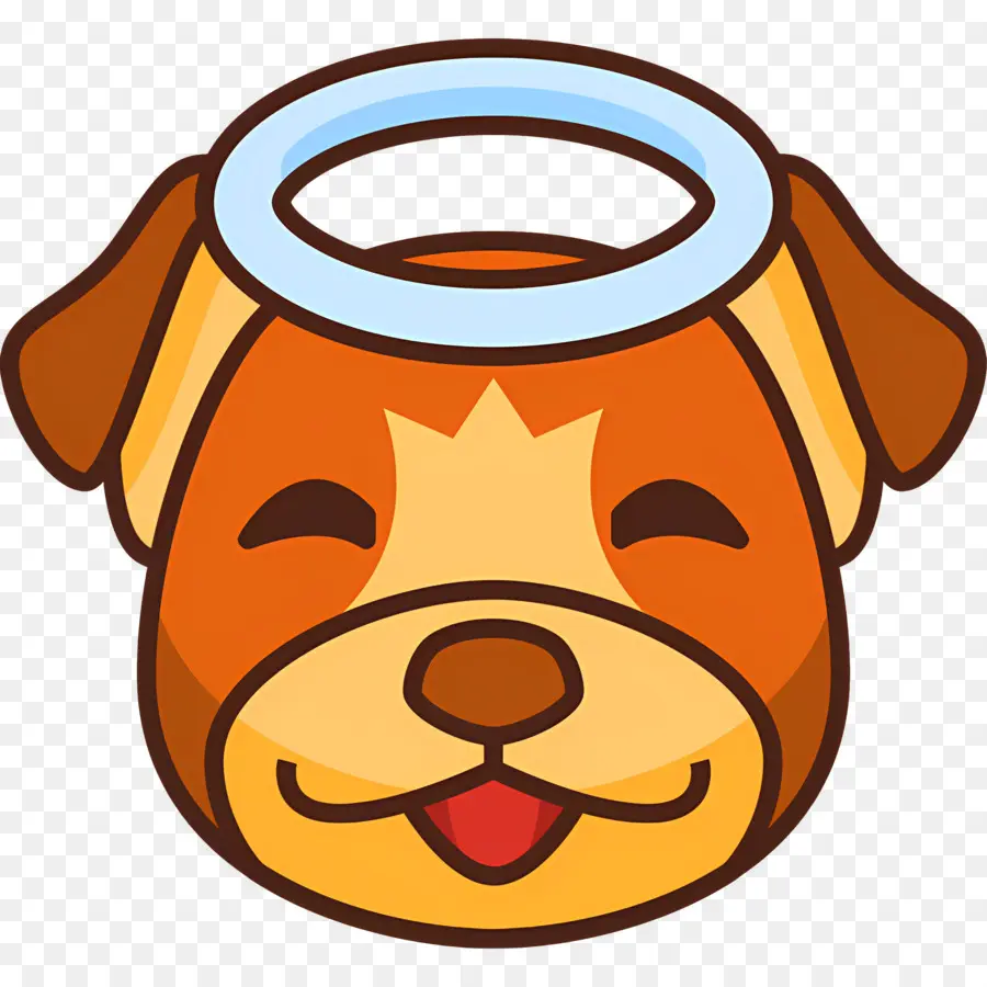 Emoji Anjing，Malaikat Anjing PNG