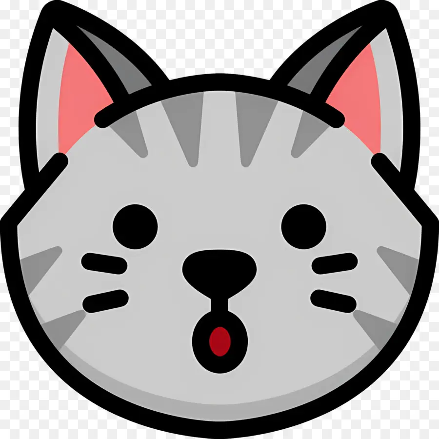 Emoji Kucing，Wajah Kucing PNG