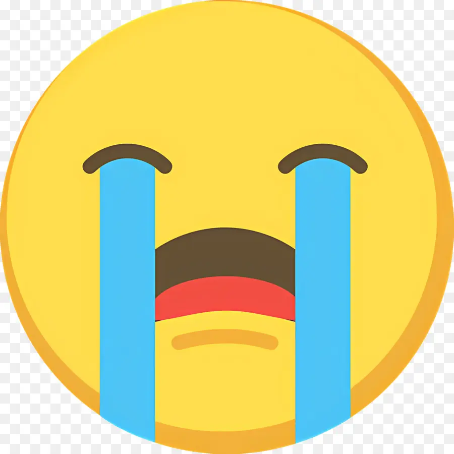 Emoji Menangis，Wajah Menangis PNG