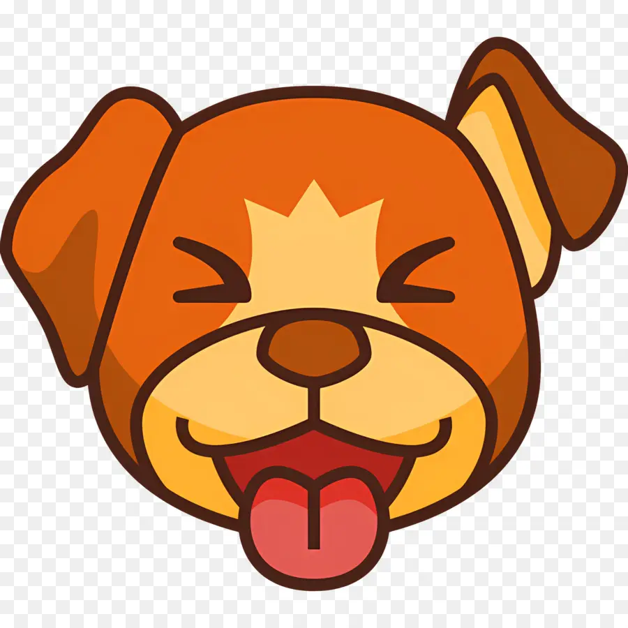 Emoji Anjing，Anjing Cinta PNG