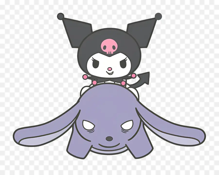 Kuromi，Karakter Kartun Pada Hewan PNG