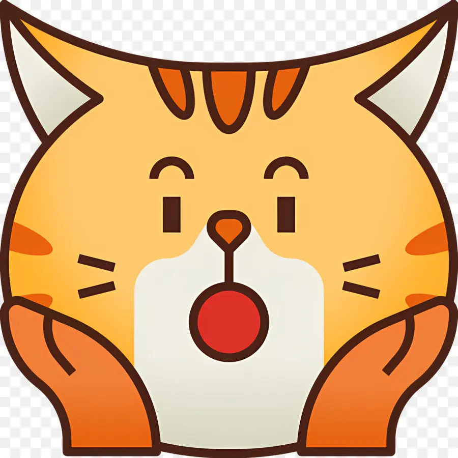 Emoji Kucing，Selamat Kucing PNG