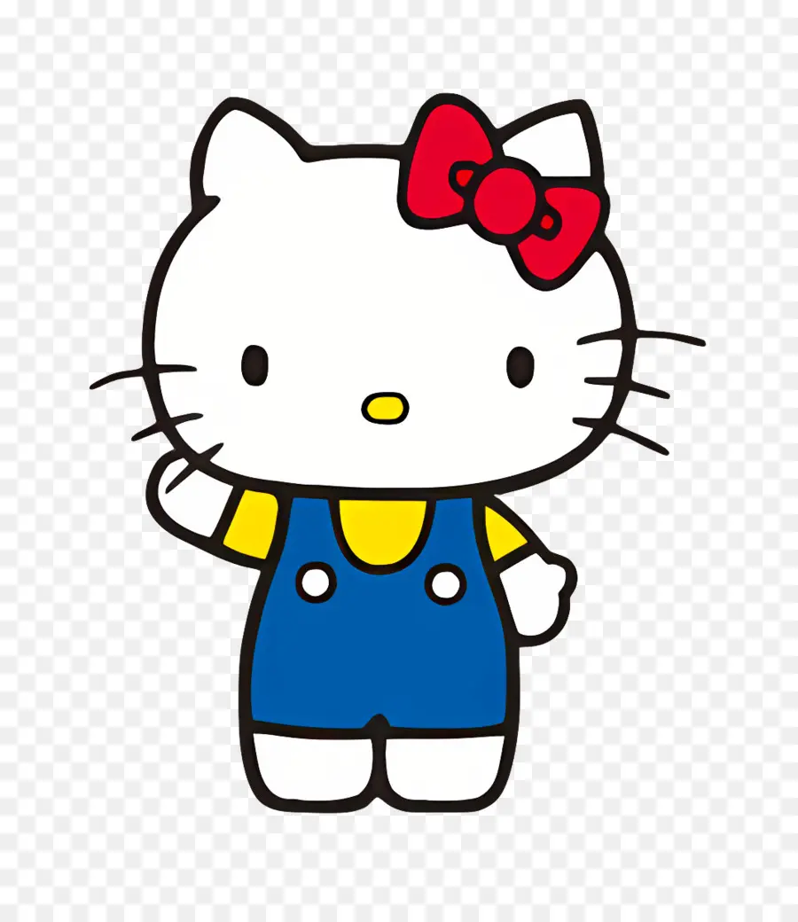 Halo Kitty，Kucing Kartun PNG