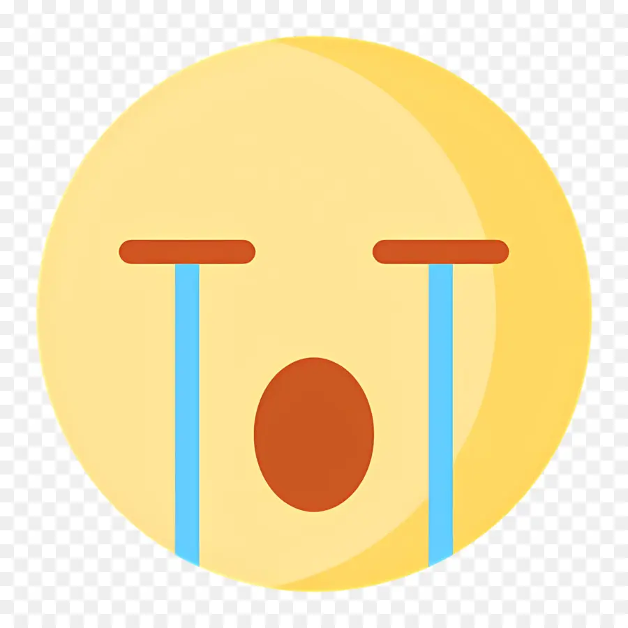 Emoji Menangis，Wajah Menangis PNG