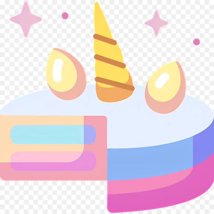 Kue Ulang Tahun，Kue Unicorn PNG