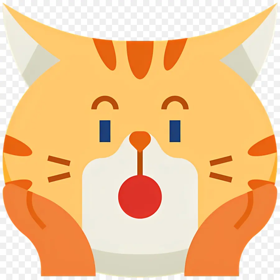 Emoji Kucing，Kucing Sedih PNG