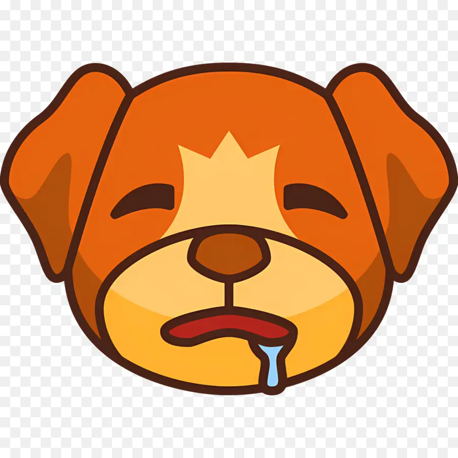 Emoji Anjing，Anjing Tertawa PNG