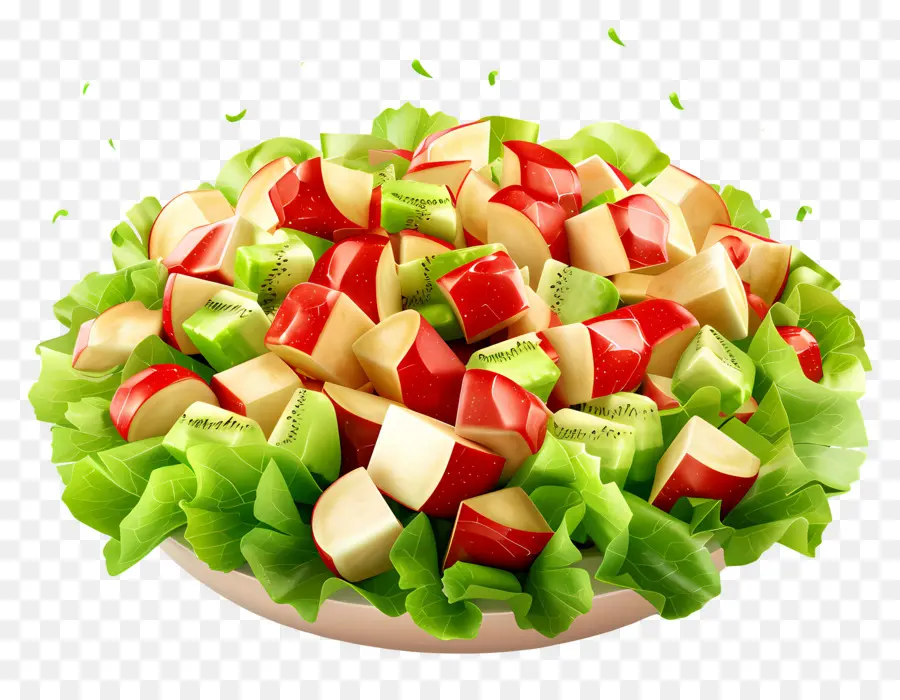 Salad Waldorf，Salad Apel Dan Kiwi PNG