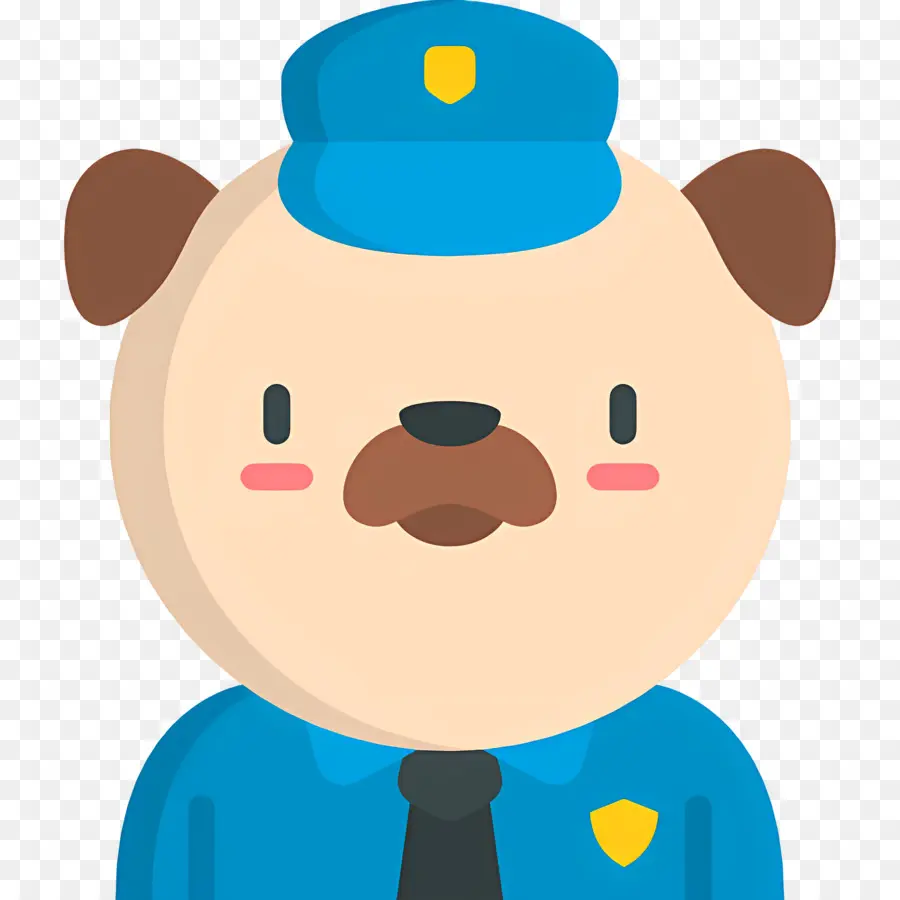 Emoji Anjing，Anjing Polisi PNG