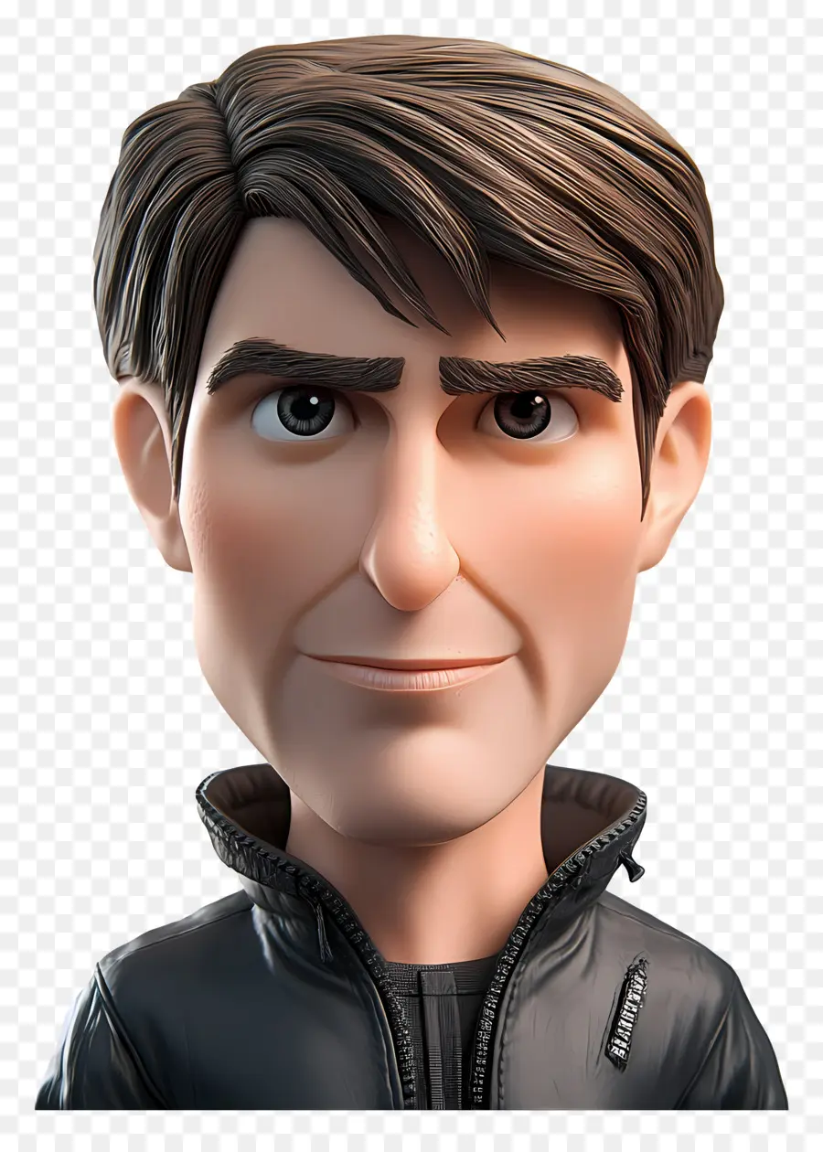 Tom Cruise，Pria Animasi Berjaket PNG