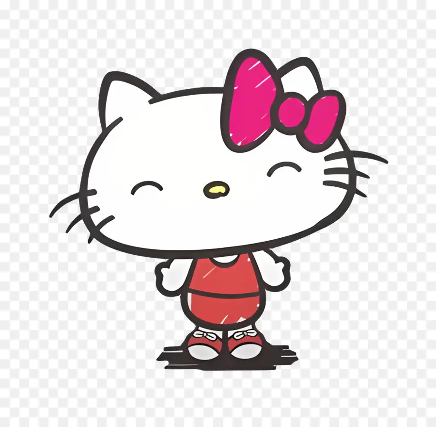 Halo Kitty，Hello Kitty Tersenyum PNG