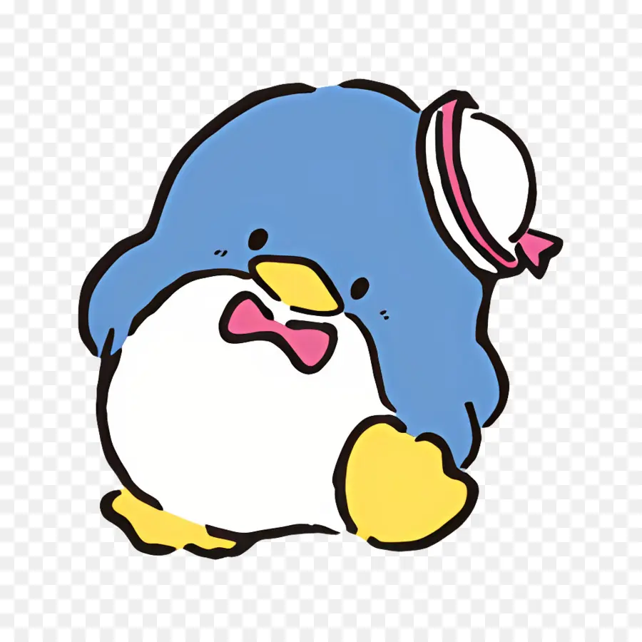 Tuksedo，Penguin Biru Dengan Dasi Kupu Kupu PNG