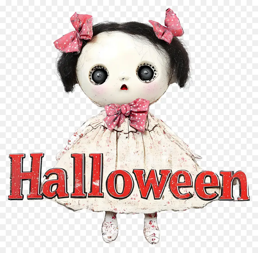 Hallowen，Boneka Menyeramkan PNG