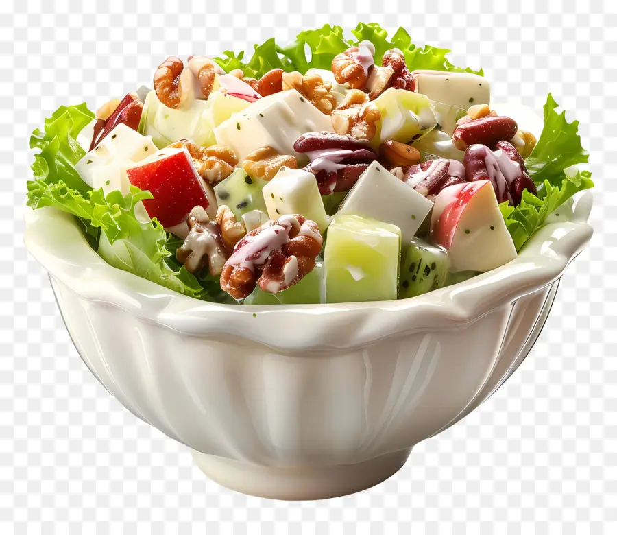 Salad Waldorf，Salad Buah PNG