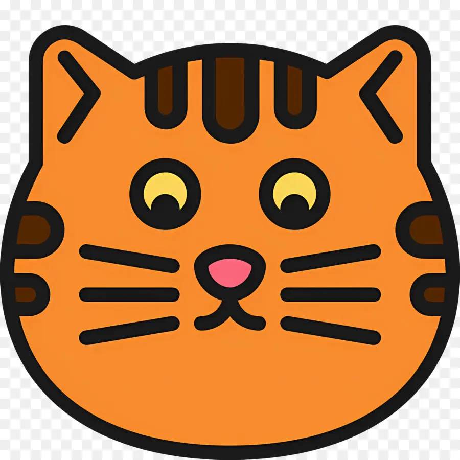 Emoji Kucing，Wajah Kucing PNG