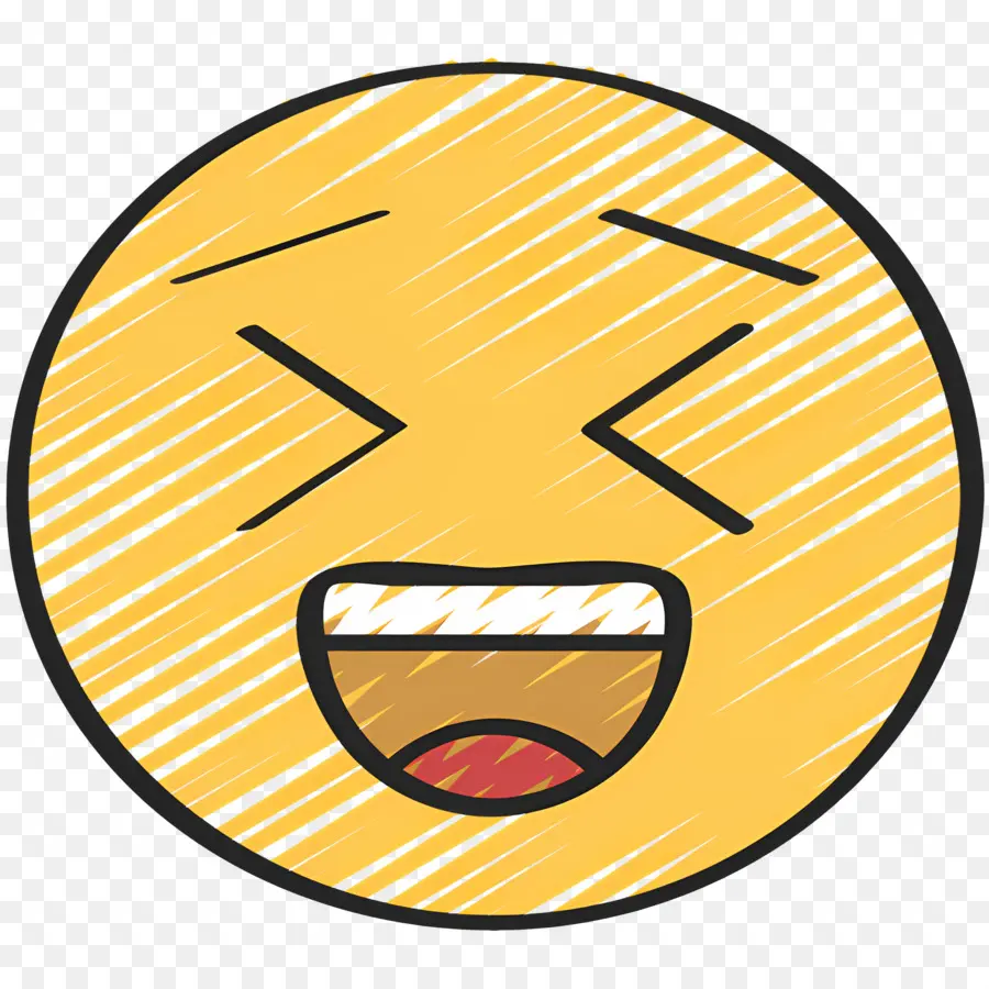 Emoji Tertawa，Senyum PNG