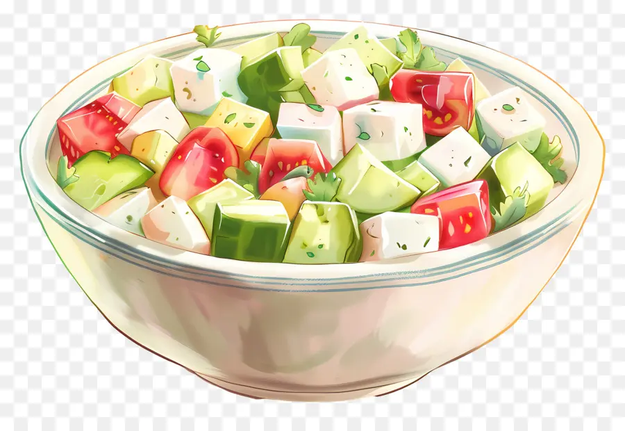 Salad Waldorf，Salad Yunani PNG