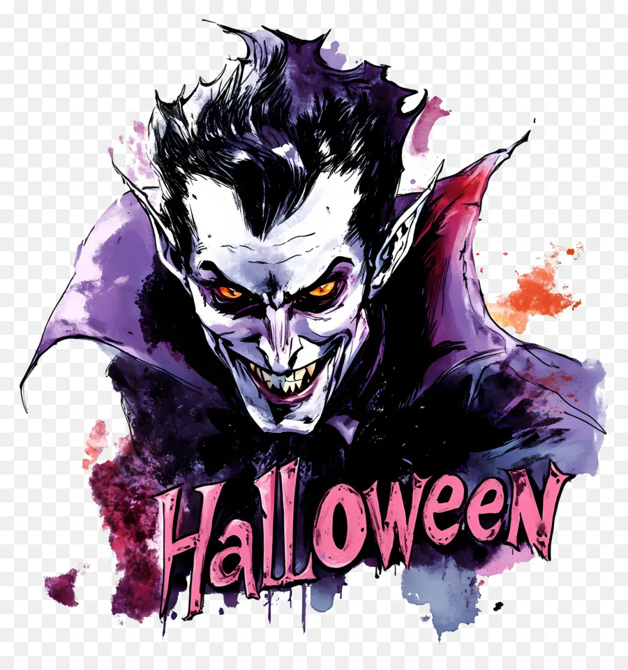 Hallowen，Ilustrasi Vampir PNG