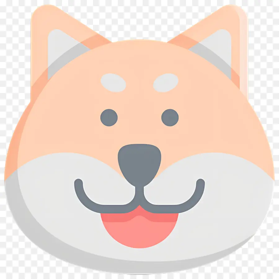 Emoji Anjing，Wajah Anjing PNG