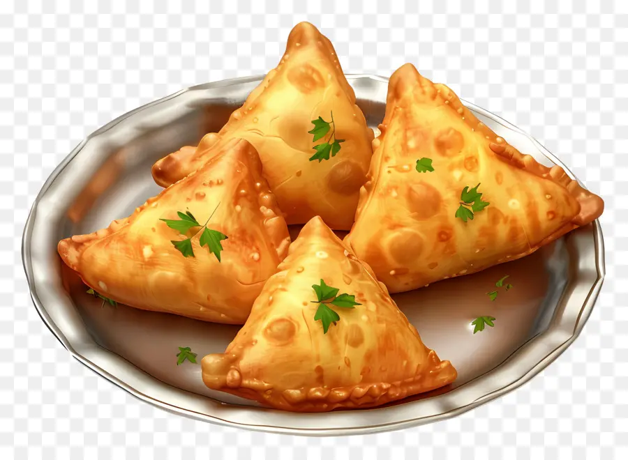 Roti Pakora，Samosa PNG