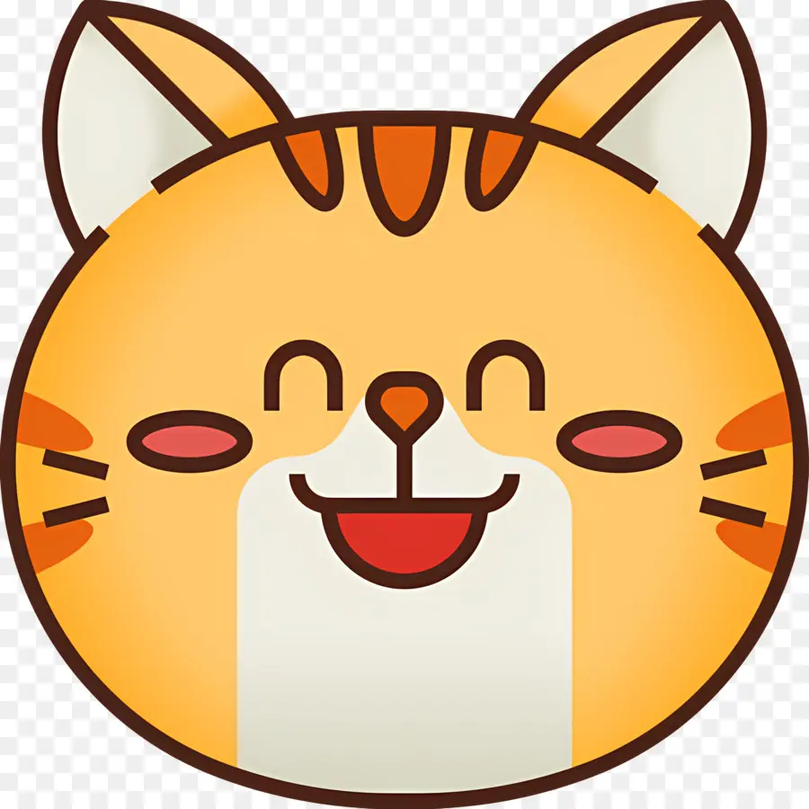 Emoji Kucing，Selamat Kucing PNG