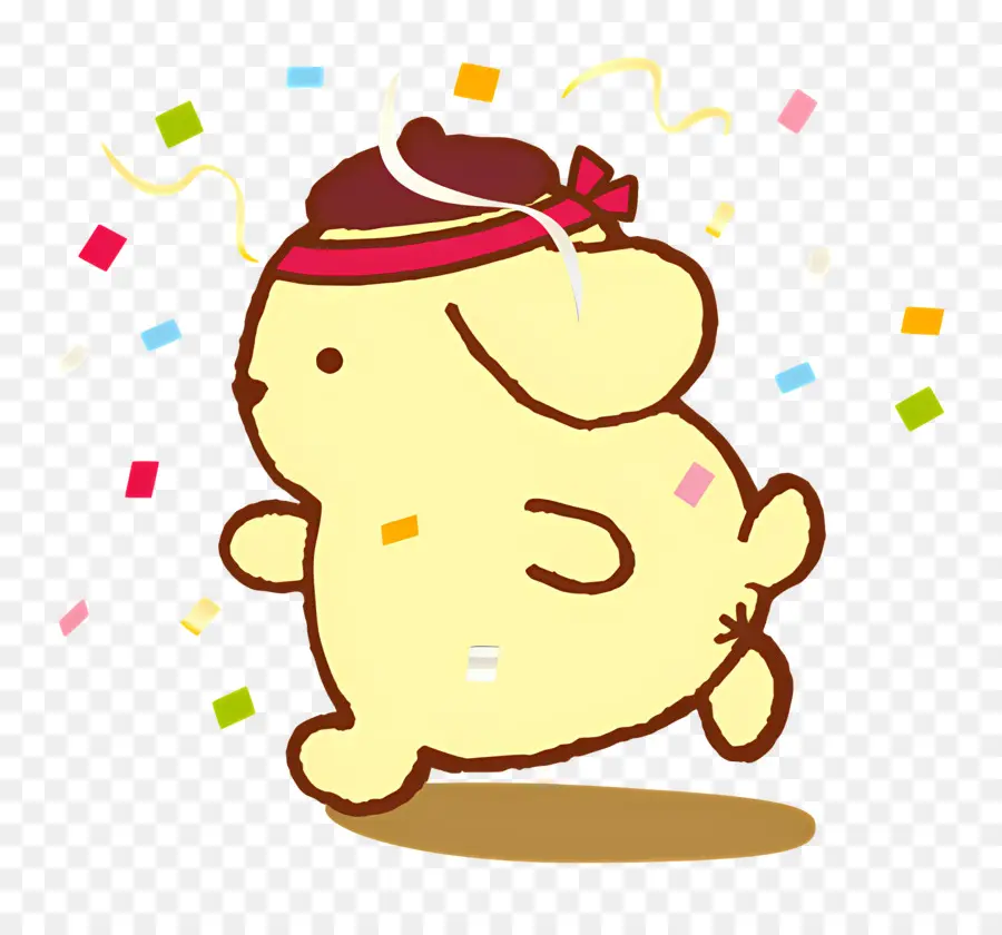 Pompompurin，Pompompurin Berlari PNG