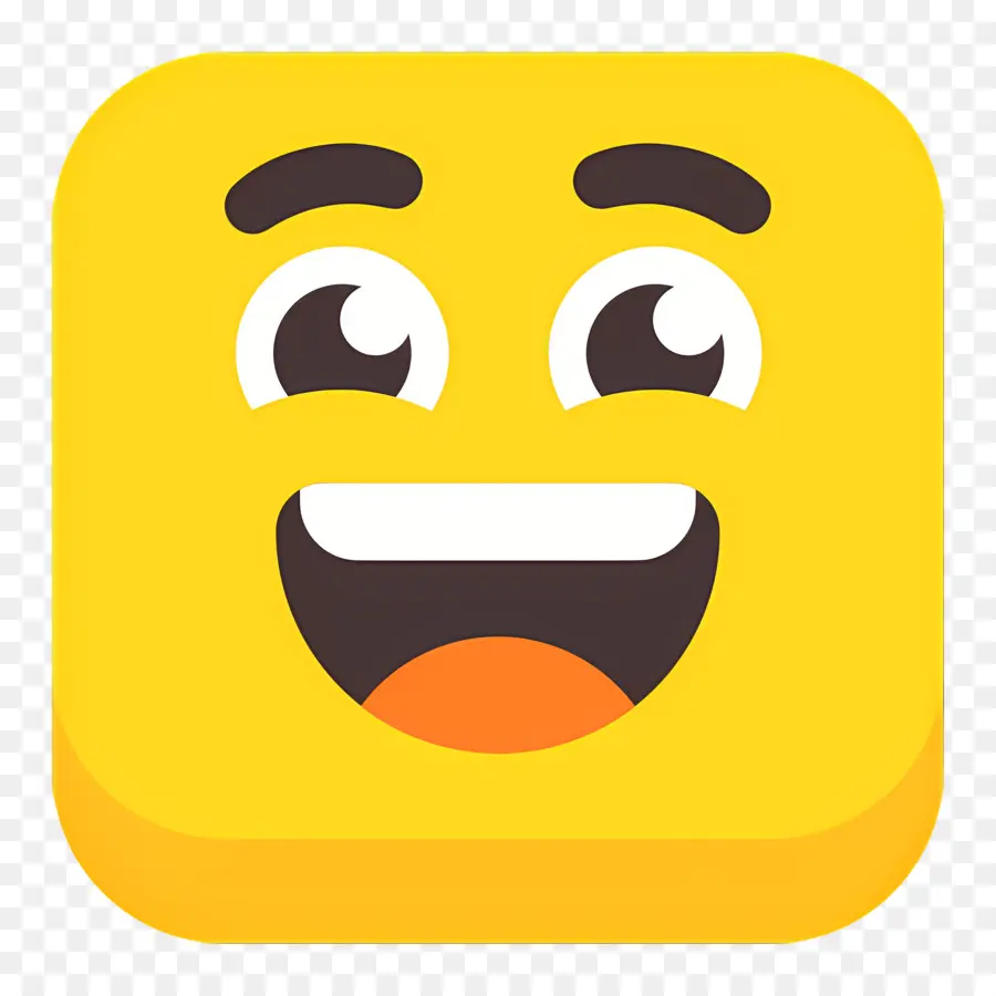 Emoji Tertawa，Emoji Terkejut PNG