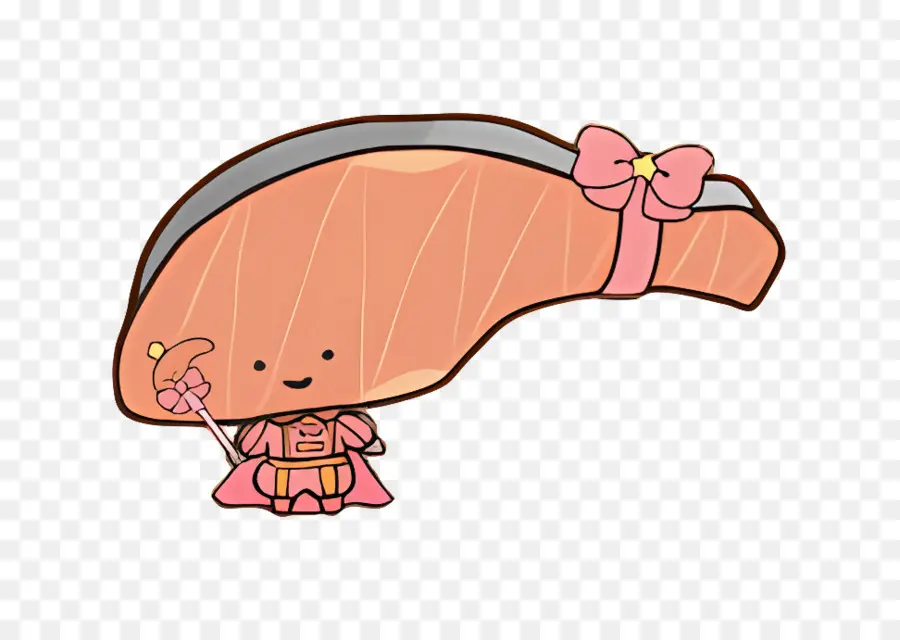 Kirimichan，Karakter Salmon Yang Lucu PNG