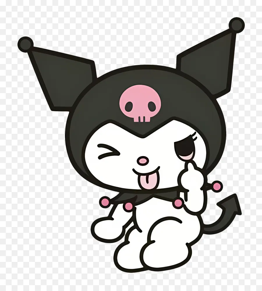 Kuromi，Karakter Kartun Dengan Tampilan Nakal PNG