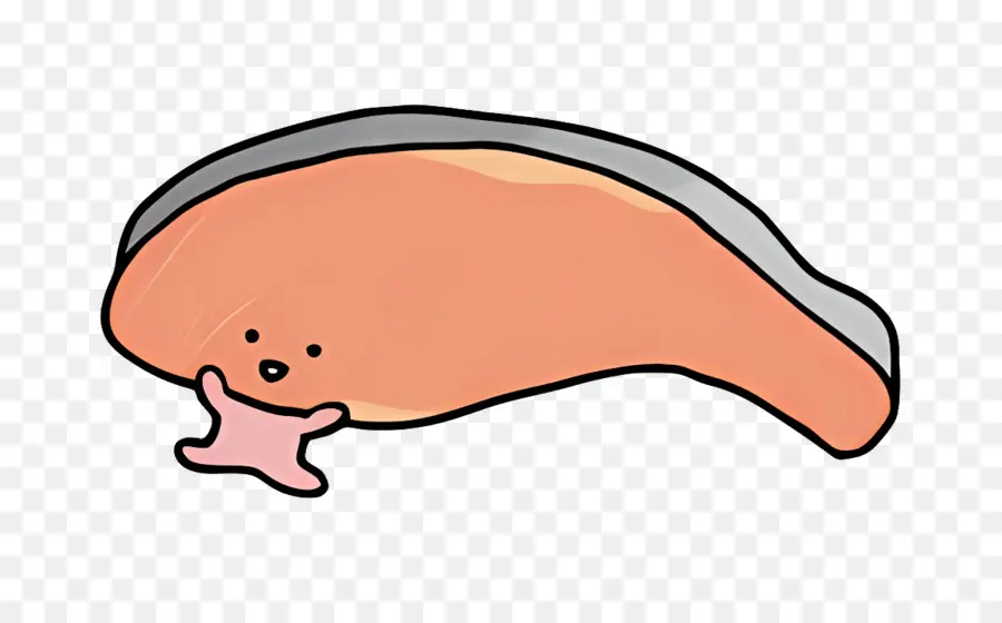 Kirimichan，Irisan Salmon PNG