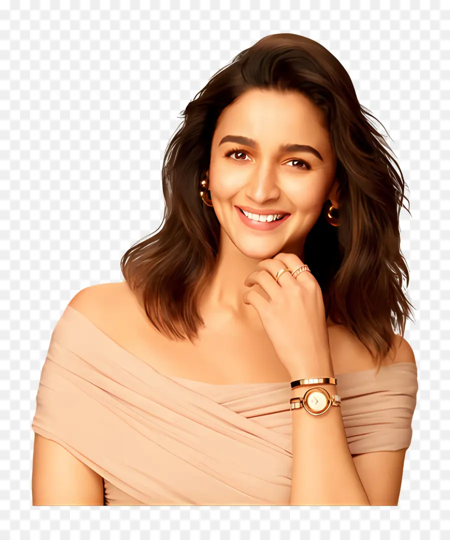 Alia Bhatt，Wanita Tersenyum PNG