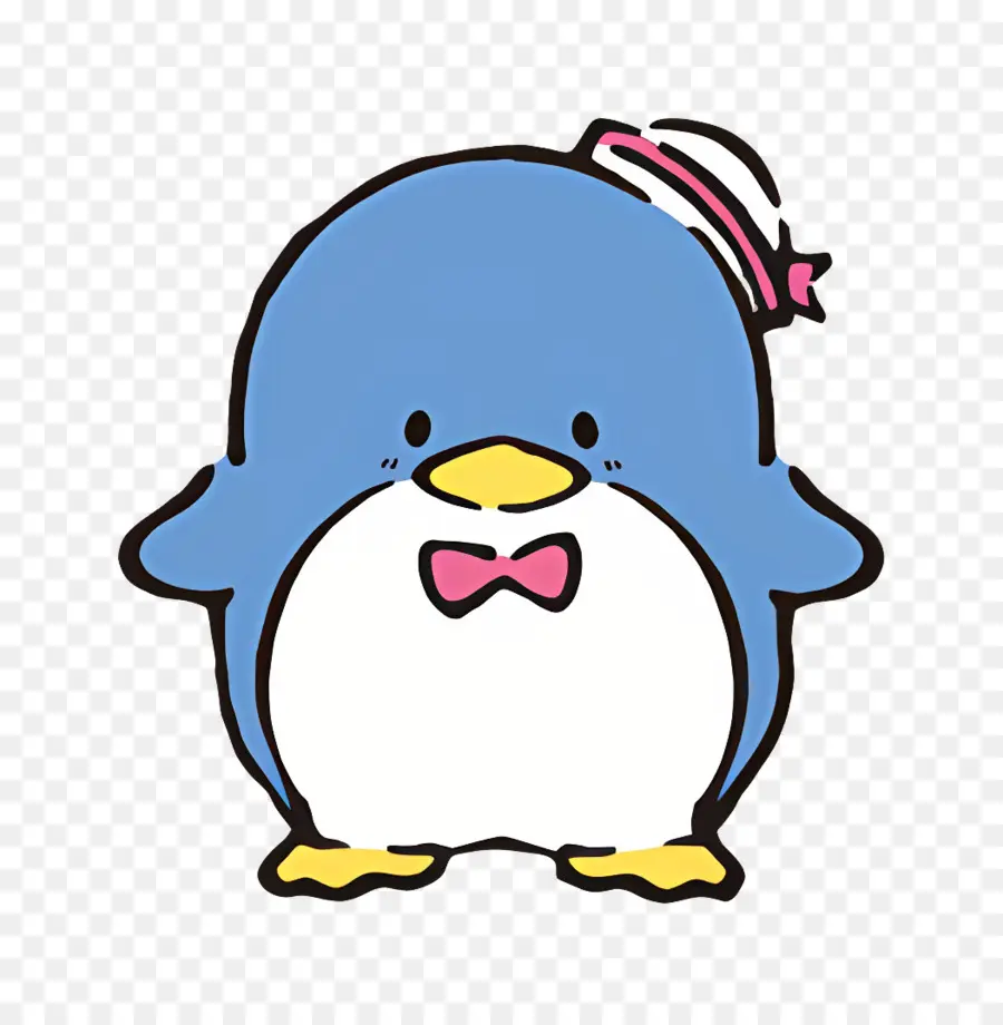 Tuksedo，Penguin Biru Dengan Dasi Kupu Kupu PNG