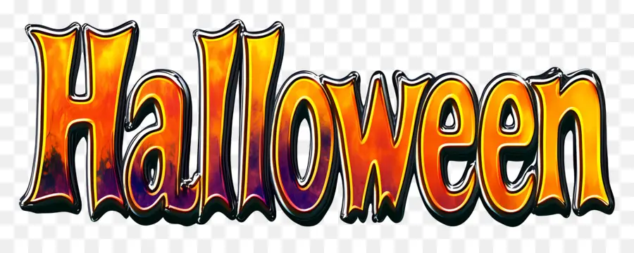 Hallowen，Teks Halloween PNG