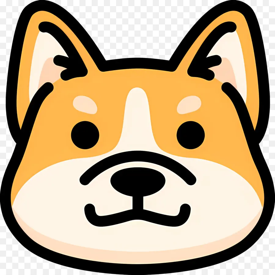 Emoji Anjing，Shiba Inu PNG