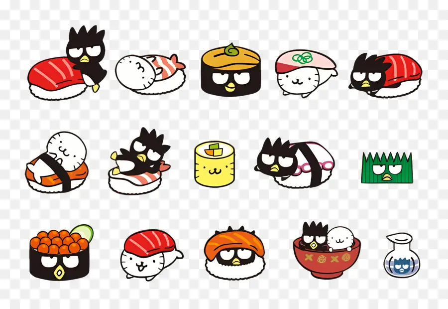 Bad Badtz Maru，Karakter Kartun Sushi PNG