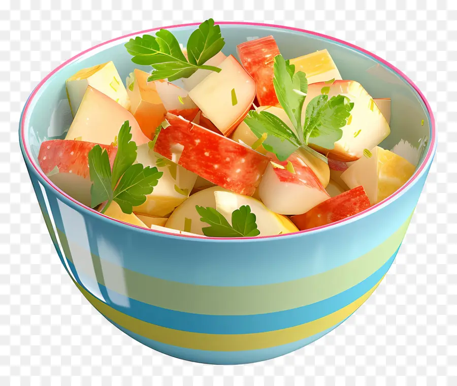 Salad Waldorf，Salad Apel PNG