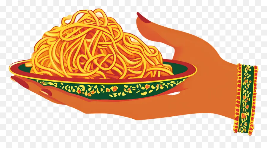 Tangan India，Spageti Memegang Tangan PNG