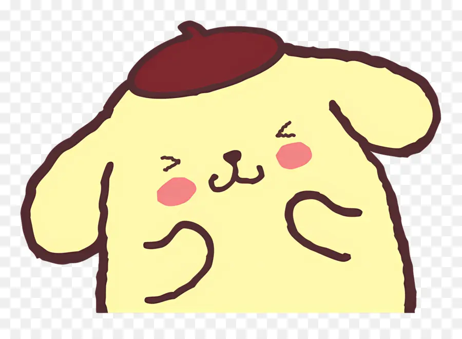 Pompompurin，Anjing Lucu PNG