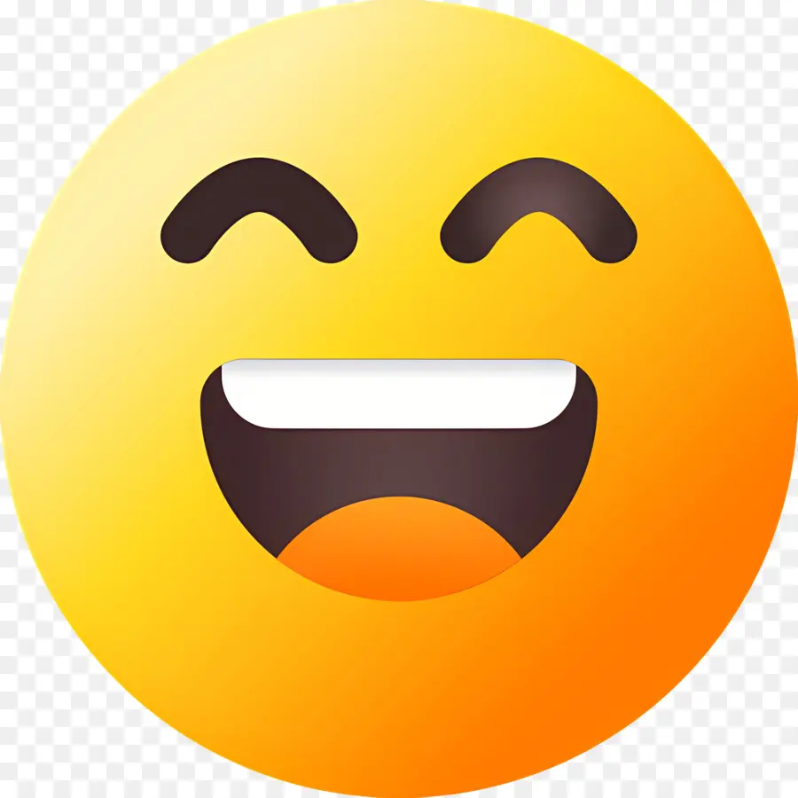 Emoji Tertawa，Senang PNG